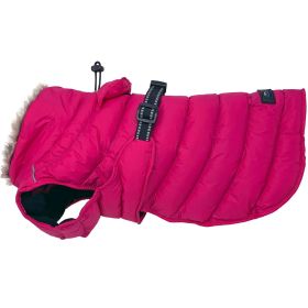 Alpine Extreme Cold Puffer Coat (Color: Pink Peacock, size: 2X-Large)